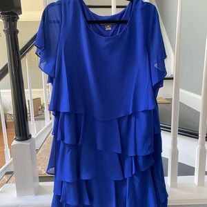 Blue cocktail dress